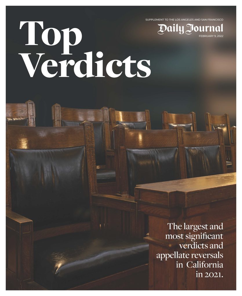 Panish | Shea | Ravipudi LLP Case Named Among 2021 Top Verdicts In ...