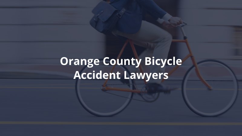 Orange County bicycle accident lawyer